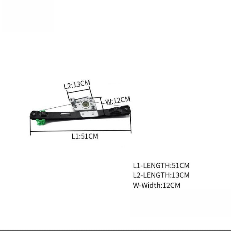 Car Rear Left Glass Lift Power Window Regulator 51357140589 for BMW 325i / 325Xi / 328i - In Car by buy2fix | Online Shopping UK | buy2fix