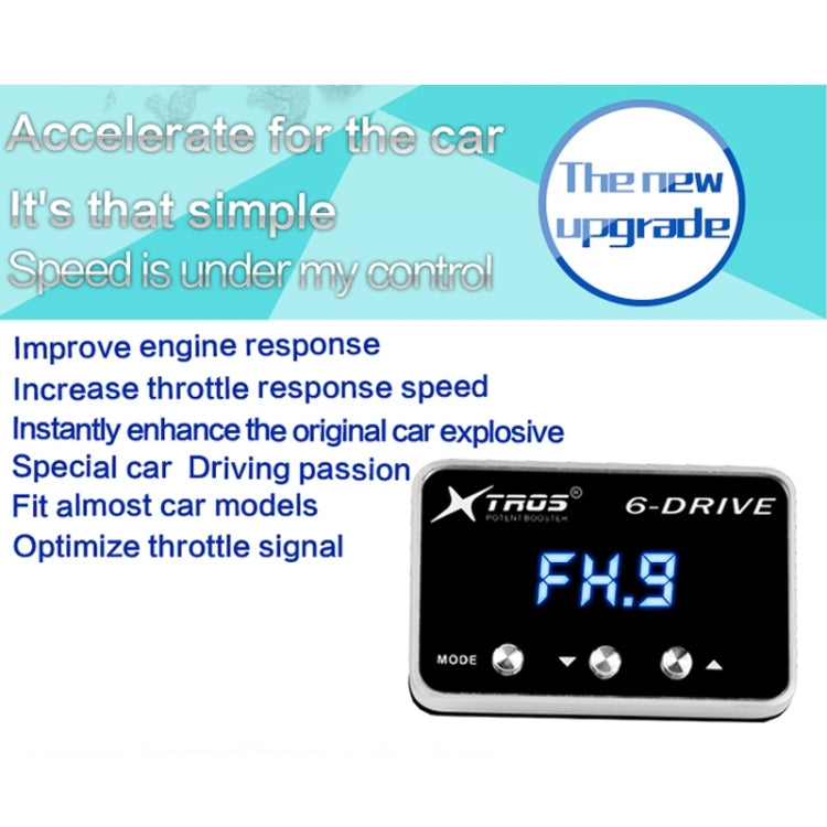 For Peugeot 308 2009-2013 TROS TS-6Drive Potent Booster Electronic Throttle Controller - Car Modification by TROS | Online Shopping UK | buy2fix