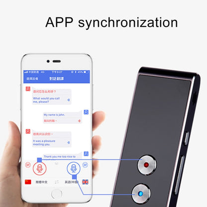 T8 Handheld Pocket Smart Voice Translator Real Time Speech Translation Translator with Dual Mic, Support 33 Languages(Gold) - Consumer Electronics by buy2fix | Online Shopping UK | buy2fix