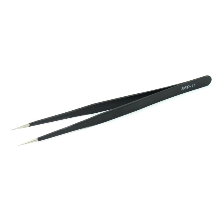 JIAFA JF-8118 9 in 1 Anti-static Precision Tweezers Set with Bag(Black) - Tweezers by JIAFA | Online Shopping UK | buy2fix