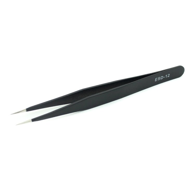 JIAFA JF-8118 9 in 1 Anti-static Precision Tweezers Set with Bag(Black) - Tweezers by JIAFA | Online Shopping UK | buy2fix