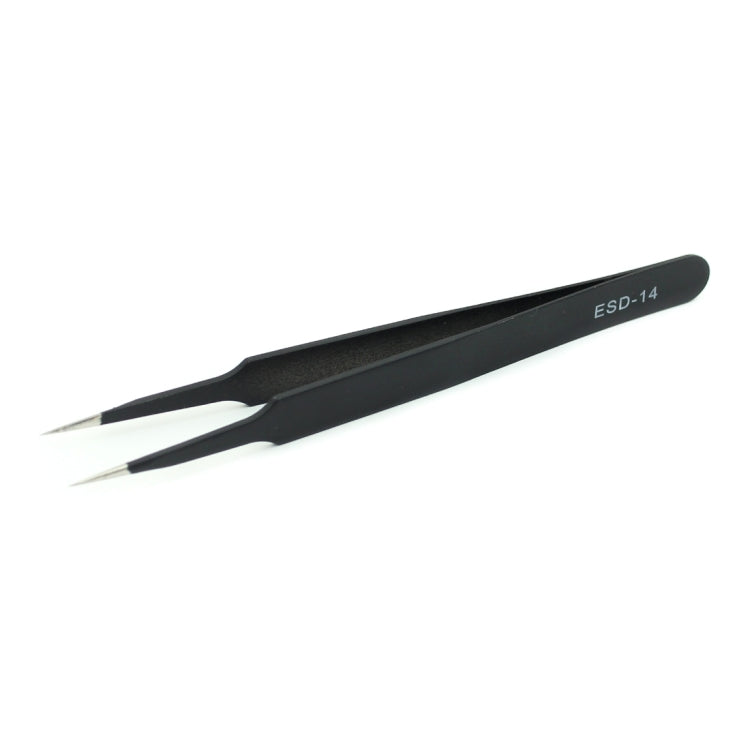 JIAFA JF-8118 9 in 1 Anti-static Precision Tweezers Set with Bag(Black) - Tweezers by JIAFA | Online Shopping UK | buy2fix