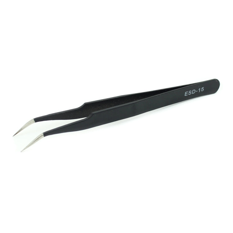 JIAFA JF-8118 9 in 1 Anti-static Precision Tweezers Set with Bag(Black) - Tweezers by JIAFA | Online Shopping UK | buy2fix