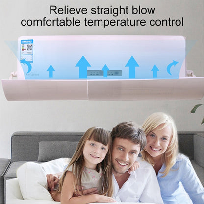 Bedroom Wall-Mounted Baby Universal Anti-Straight Blowing Air Conditioning Windshield Wind Deflector Shroud, S Three Board Version - Home & Garden by buy2fix | Online Shopping UK | buy2fix