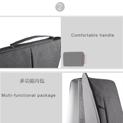 Universal Multiple Pockets Wearable Oxford Cloth Soft Portable Simple Business Laptop Tablet Bag, For 12 inch and Below Macbook, Samsung, Lenovo, Sony, DELL Alienware, CHUWI, ASUS, HP(Grey) - 12.1 inch by buy2fix | Online Shopping UK | buy2fix