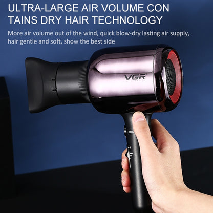 VGR V-418 2000W Negative Ion Hair Dryers with 6 Gear Adjustment, Plug Type: EU Plug - Home & Garden by VGR | Online Shopping UK | buy2fix