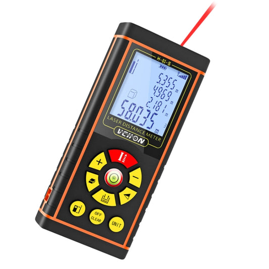 VCHON 80m Handheld Rechargeable Voice Laser Rangefinder High Precision Infrared Room Measuring Instrument Electronic Laser Ruler - Consumer Electronics by buy2fix | Online Shopping UK | buy2fix