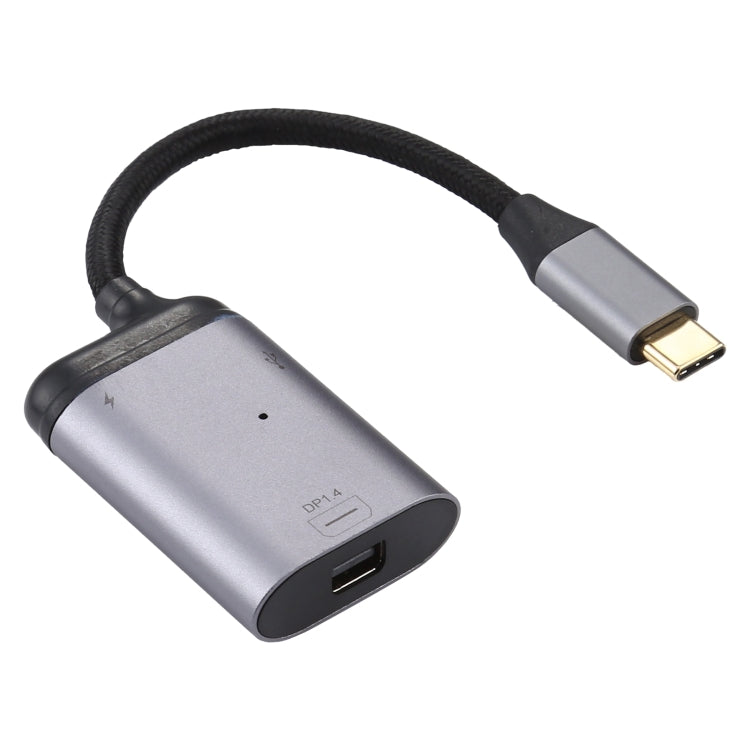 4K USB-C / Type-C to Mini DisplayPort 1.4 + PD Data Sync Adapter Cable - Computer & Networking by buy2fix | Online Shopping UK | buy2fix