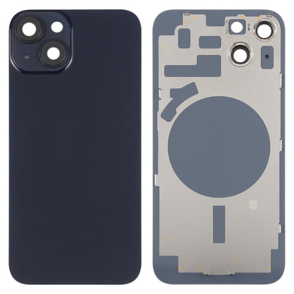For iPhone 14 Back Housing Cover with Camera Lens(Black) - Repair & Spare Parts by buy2fix | Online Shopping UK | buy2fix