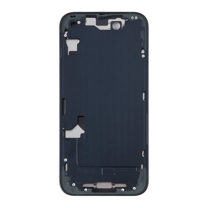 For iPhone 14 Battery Back Cover with Middle Frame / Side Keys(Black) - Repair & Spare Parts by buy2fix | Online Shopping UK | buy2fix