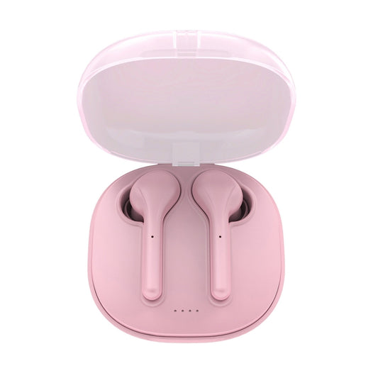 K88 Bluetooth 5.0 TWS Touch Binaural Wireless Stereo Sports Bluetooth Earphone with Charging Box(Pink) - TWS Earphone by buy2fix | Online Shopping UK | buy2fix