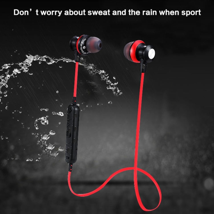 AWEI A980BL Wireless Sport Magnetic Bluetooth Earphone with Wire Control , Support Handfree Call(Green) - Bluetooth Earphone by awei | Online Shopping UK | buy2fix