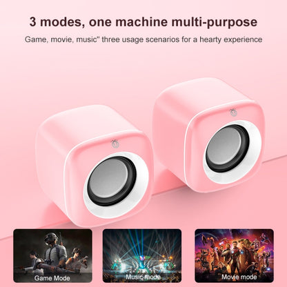 A1 USB Wire-controlled 9D Subwoofer Sound Mini Wired Speaker, Premium Version(White) -  by buy2fix | Online Shopping UK | buy2fix