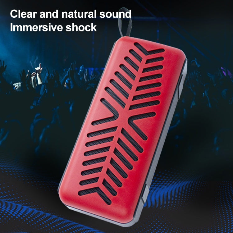 EBS-039 Portable Retro Card Single Speaker Mini Wireless Bluetooth Speaker (Red) - Mini Speaker by buy2fix | Online Shopping UK | buy2fix