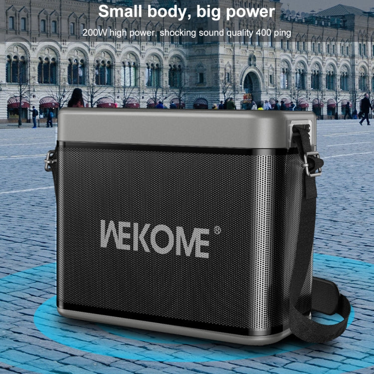 WEKOME D41 200W Outdoor Portable Strap Bluetooth Speaker - Desktop Speaker by WK | Online Shopping UK | buy2fix