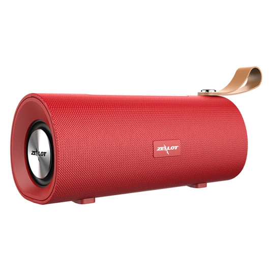 ZEALOT S30 Portable Heavy Bass Stereo Wireless Bluetooth Speaker with Built-in Mic, Support Hands-Free Call & TF Card & AUX(Red) - Desktop Speaker by ZEALOT | Online Shopping UK | buy2fix