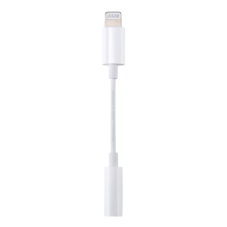 8 Pin 3.5mm Earphone Audio Adapter, Line Length: 8cm(White) - Earphone Adapter by buy2fix | Online Shopping UK | buy2fix