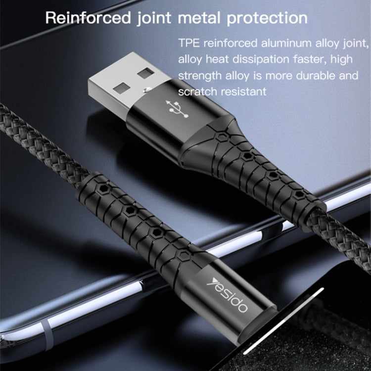 Yesido CA50 2.4A USB to 8 Pin Charging Cable, Length: 2m - Normal Style Cable by Yesido | Online Shopping UK | buy2fix