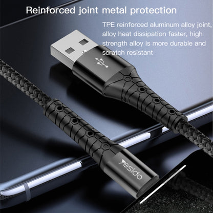 Yesido CA50 2.4A USB to 8 Pin Charging Cable, Length: 2m - Normal Style Cable by Yesido | Online Shopping UK | buy2fix