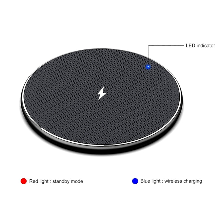 ZEQI W11 10W Smart Cooling Non-slip Aluminum Alloy Wireless Charger - Apple Accessories by ZEQI | Online Shopping UK | buy2fix