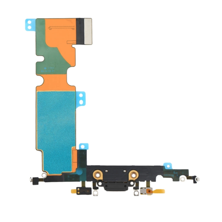 Charging Port Flex Cable for iPhone 8 Plus (Black) - Flex Cable by buy2fix | Online Shopping UK | buy2fix