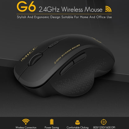 iMICE G6 Wireless Mouse 2.4G Office Mouse 6-button Gaming Mouse(Red) - Wireless Mice by iMICE | Online Shopping UK | buy2fix