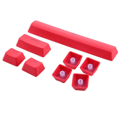 104 Keys Double Shot PBT Backlit Keycaps for Mechanical Keyboard(Red) - Silicone / Sticker by buy2fix | Online Shopping UK | buy2fix