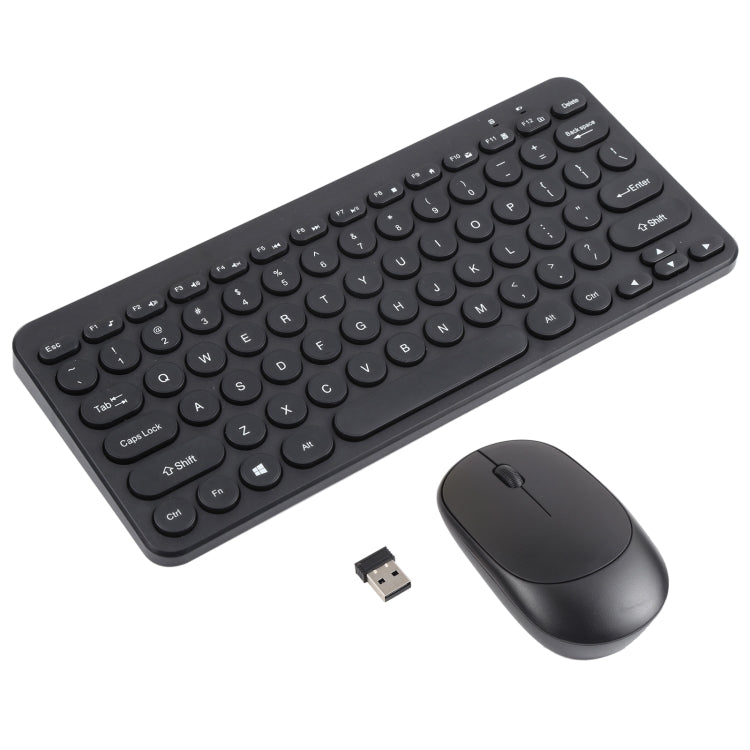 K380 2.4GHz Portable Multimedia Wireless Keyboard + Mouse (Black) - Wireless Keyboard by buy2fix | Online Shopping UK | buy2fix