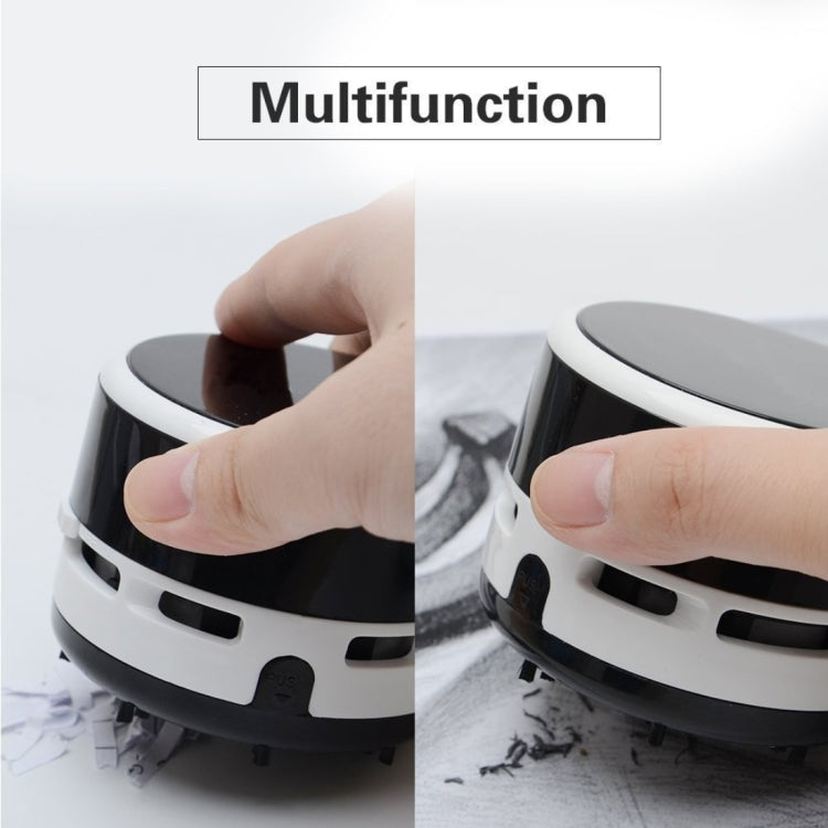 Mini Cute Personality Household / Vehicle Handheld Desk Table Keyboard Vacuum Cleaner, Size: 8x6x6cm(Black) - Mini Vacuum Cleaner by buy2fix | Online Shopping UK | buy2fix