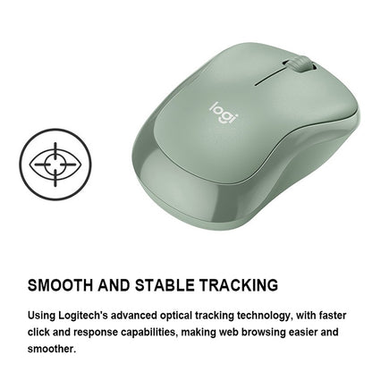 Logitech M221 Fashion Silent Wireless Mouse(Green) - Wireless Mice by Logitech | Online Shopping UK | buy2fix