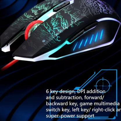 ZGB T9 USB Wired Gaming Backlight Gaming Mouse - Wired Mice by Chasing Leopard | Online Shopping UK | buy2fix