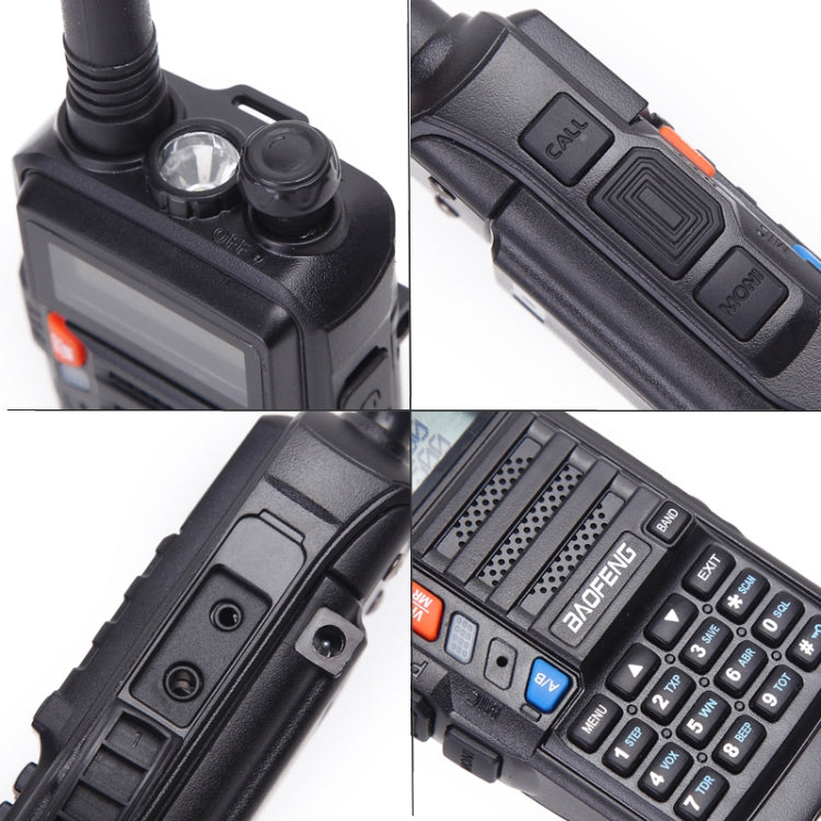 Baofeng BF-UV5R Plus S9 FM Interphone Handheld Walkie Talkie, US Plug (Black) - Consumer Electronics by BAOFENG | Online Shopping UK | buy2fix