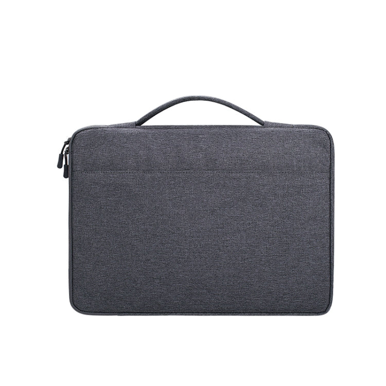 Oxford Cloth Waterproof Laptop Handbag for 15.4 inch Laptops, with Trunk Trolley Strap(Dark Gray) - Other by buy2fix | Online Shopping UK | buy2fix