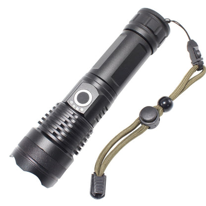 X81-P50 Luminous Flux: 3500lm LED Flashlight, Retractable Focus Function (Black) - LED Light by buy2fix | Online Shopping UK | buy2fix