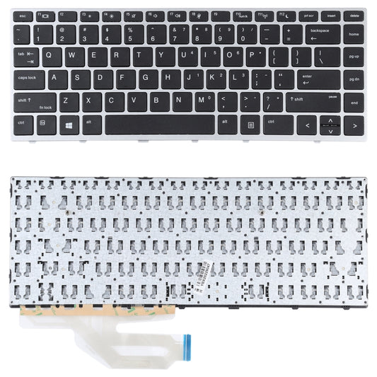 For HP Probook 430 G5 440 G45 445 G5 US Version Keyboard (Silver) - Computer & Networking by buy2fix | Online Shopping UK | buy2fix