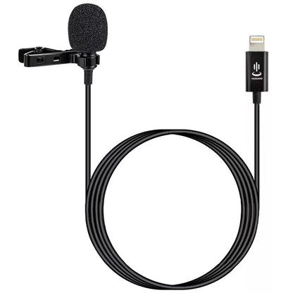YICHUANG YC-LM10II 8 Pin Port Intelligent Noise Reduction Condenser Lavalier Microphone, Cable Length: 1.5m - Consumer Electronics by YICHUANG | Online Shopping UK | buy2fix