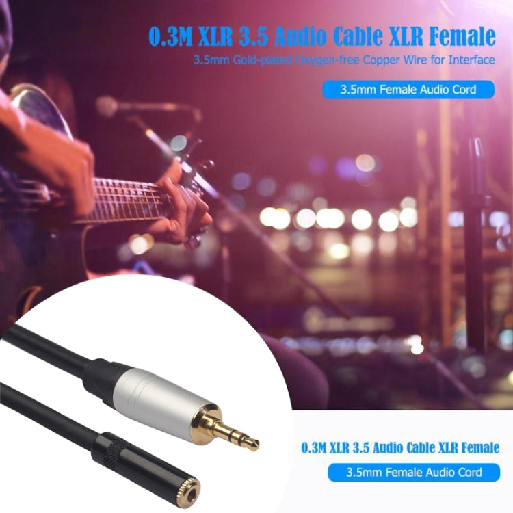 TC210MF-03 3.5mm Male to Female Audio Cable, Length: 0.3m - Consumer Electronics by buy2fix | Online Shopping UK | buy2fix