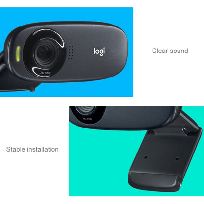 Logitech HD Webcam C310 Easy and Clear HD 720p Video Call(Black) - HD Camera by Logitech | Online Shopping UK | buy2fix