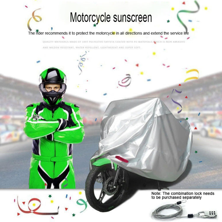 210D Oxford Cloth Motorcycle Electric Car Rainproof Dust-proof Cover, Size: XL (Silver) - Raincoat by buy2fix | Online Shopping UK | buy2fix