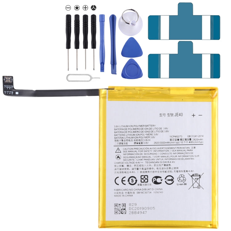 For Motorola Moto G7 Play / One (P30 Play) / Moto G7 XT1952 3000mAh Replacement Li-Ion Battery JE40 - For Motorola by buy2fix | Online Shopping UK | buy2fix