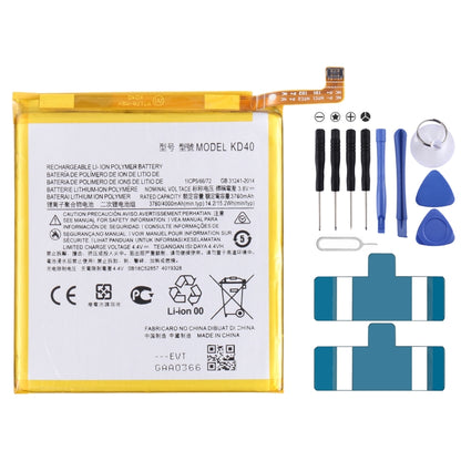 For Motorola Moto G8 Plus XT201/XT2019-2 4000mAh Replacement Li-Polymer Battery KD40 - For Motorola by buy2fix | Online Shopping UK | buy2fix