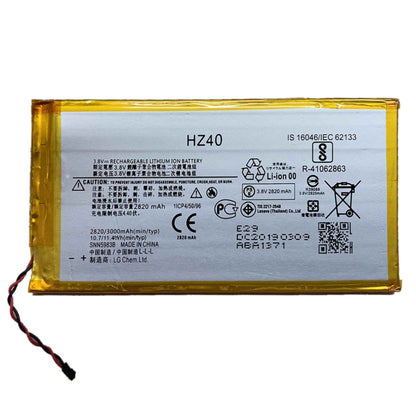 2820mAh Li-Polymer Battery HZ40 for Motorola Moto Z2 Play / XT1710-08 / XT1710 - For Motorola by buy2fix | Online Shopping UK | buy2fix