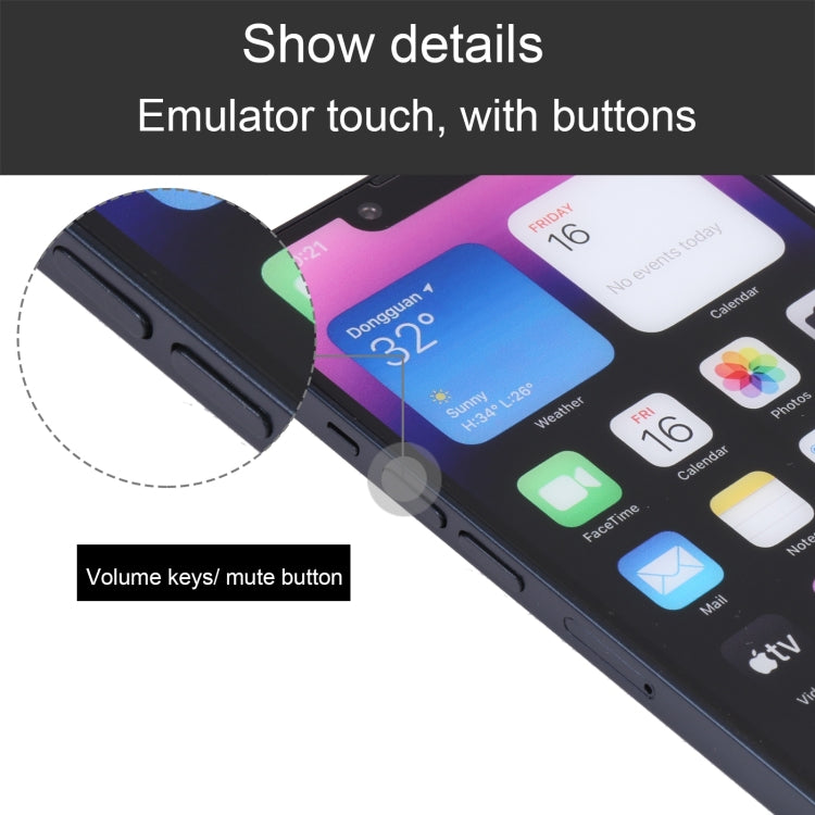 For iPhone 14 Color Screen Non-Working Fake Dummy Display Model(Midnight) - For iPhone & iPad by buy2fix | Online Shopping UK | buy2fix