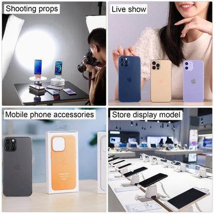 For iPhone 12 Pro Max Color Screen Non-Working Fake Dummy Display Model(Silver) - Mobile Accessories by buy2fix | Online Shopping UK | buy2fix