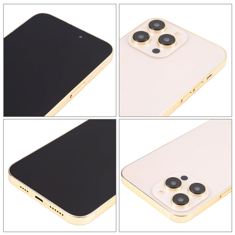 For iPhone 14 Pro Black Screen Non-Working Fake Dummy Display Model (Gold) - For iPhone & iPad by buy2fix | Online Shopping UK | buy2fix