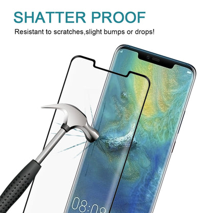 0.3mm 9H Surface Hardness 3D Curved Edge Full Screen Tempered Glass Film for Huawei Mate 20 Pro - Huawei Tempered Glass by buy2fix | Online Shopping UK | buy2fix