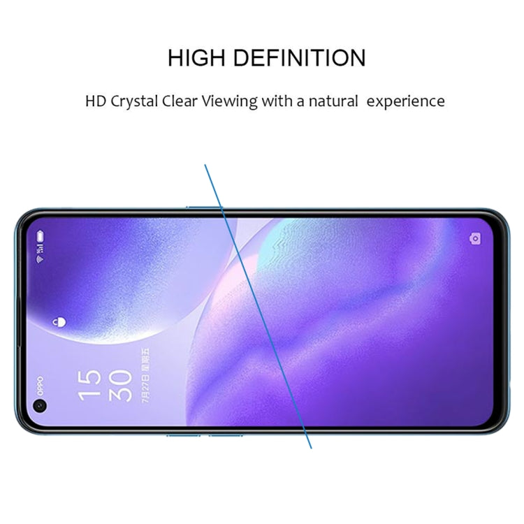 For OPPO Reno5 5G / 4G Full Glue Full Screen Tempered Glass Film - OPPO & vivo Accessories by buy2fix | Online Shopping UK | buy2fix