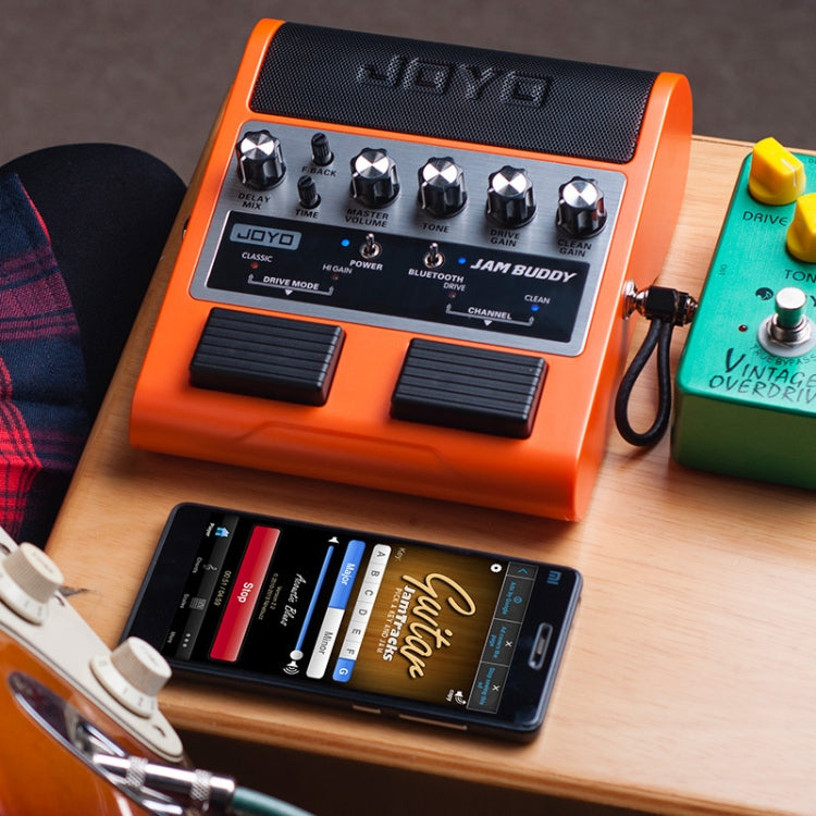 JOYO JAM BUDDY Bluetooth 4.0 Dual Channel with Effector Charging Guitar Small Speaker(Orange) - Stringed Instruments by buy2fix | Online Shopping UK | buy2fix
