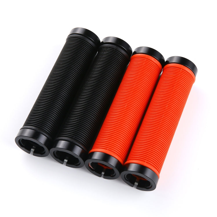 1 Pair AG15 Bicycle MTB Bike Lock-on Rubber Handlebar Grips(Red) - Outdoor & Sports by buy2fix | Online Shopping UK | buy2fix