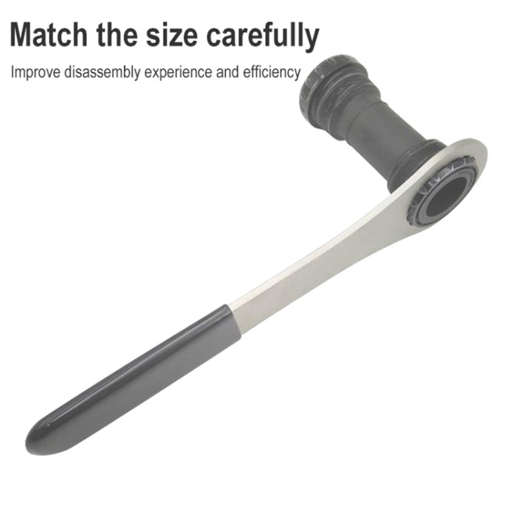 BIKERSAY BB48-12 Bicycle Repair Tools Multi-function Wrench Tool Stainless Steel Axis Spanner - Outdoor & Sports by BIKERSAY | Online Shopping UK | buy2fix